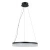 Nowoczesna czarna lampa wisząca okrąg Pantal PND-34533-M-BK Italux